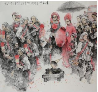 ���ߣ������ ��Ʒ���ƣ���ϲӭ�š���ֽ��ˮī ��Ʒ�ߴ磺182cm��192cm ����ʱ�䣺2017 ��