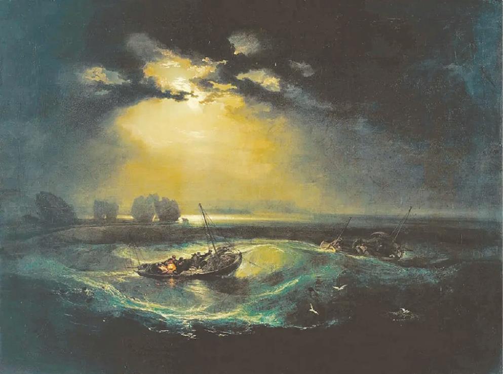 透纳《海上渔夫》